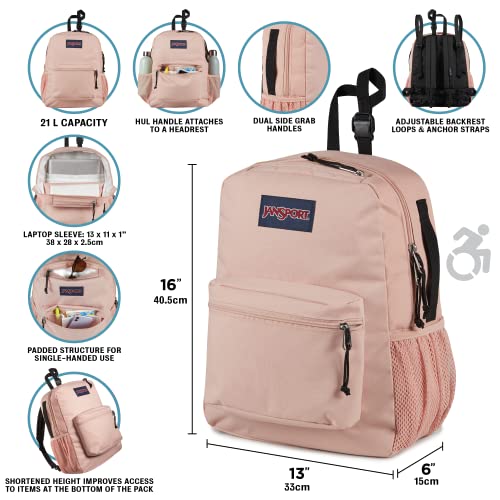 Image of JanSport Central Adaptive Backpack - Wheelchair & Walker Compatible, Tuck-Away Shoulder Straps, Adjustable Backrest Loops & Anchor Straps, Iconic Design, Mj Cooper Galaxy Iii