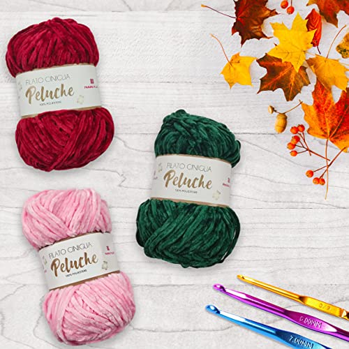 Panini Tessuti, Filato Ciniglia Peluche 100%