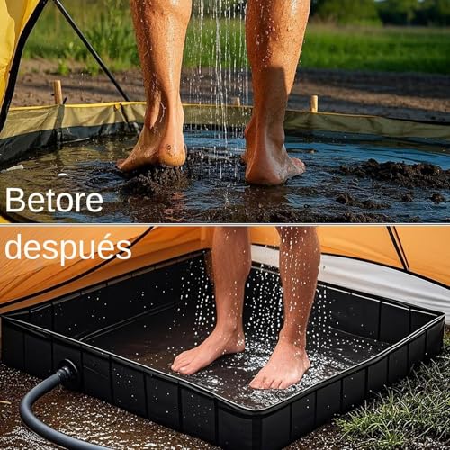 Base de douche portable pour caravane évitant les éclaboussures - 7