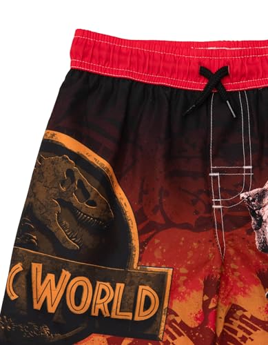 Jurassic World Park Dinosaur UPF 50+ Swim Trunks Little Kid Sizes (4-7-8)4