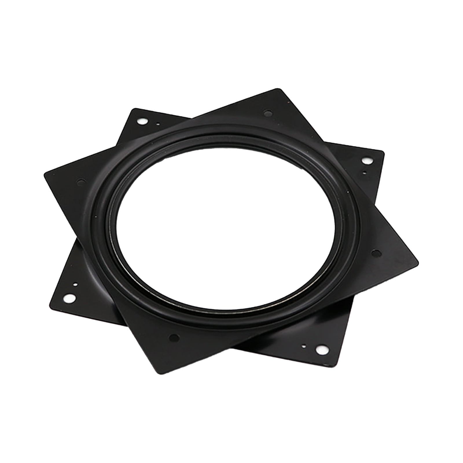 Black Universal Swivel Lazy Susan Swivel Base Bearing Furniture Hardware Accessories for Kitchen Base Rotating Dining Table(71mm(3inch))