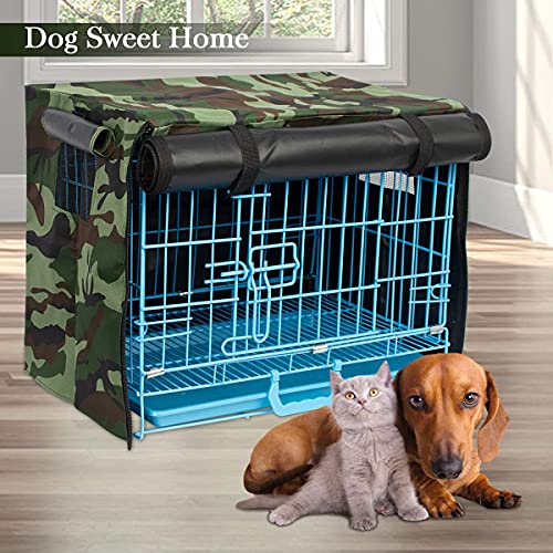 Kennel Cover 30 Inch, Dog Crate Cover Waterproof , Pet Cage Covers Shade and Windproof, Cat Kennel Covers for Indoor… - Image 7