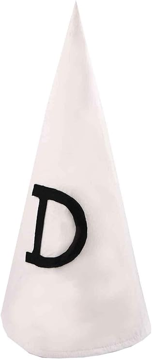 MA ONLINE Mens Dunce White Cone Hat Cap Womens 70 Victorian School 
