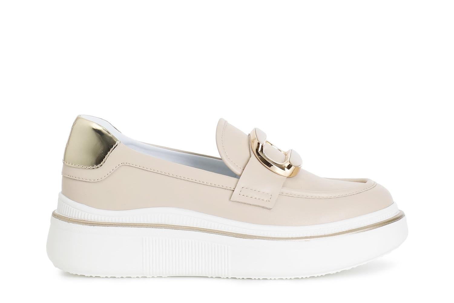 CAFèNOIR - Mocassino in Pelle con Accessorio Smaltato, da Donna