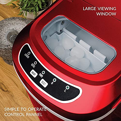 Ice Cube Maker Ice Maker Counter Top Eismaschine | Produziert Eiswürfel | 8 Minuten Eisherstellung | Kompakt und tragbar – Bild 7