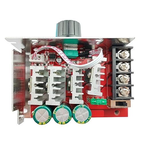 LoveDeal 7-70V PWM DC Brushed Motor Speed Controller, Switch Control with 30 Amp Fuse, Adjustable PWM Motor Speed Regulator 12V 24V 36V 48V, Used for Fan Speed Control, Power Wheels, Electric Motor - Thumbnail 7