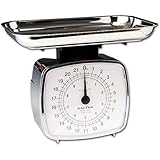 Salter 0 22-Pound Extra High Capacity Mechanical Kitchen Scale with Tray, Chrome