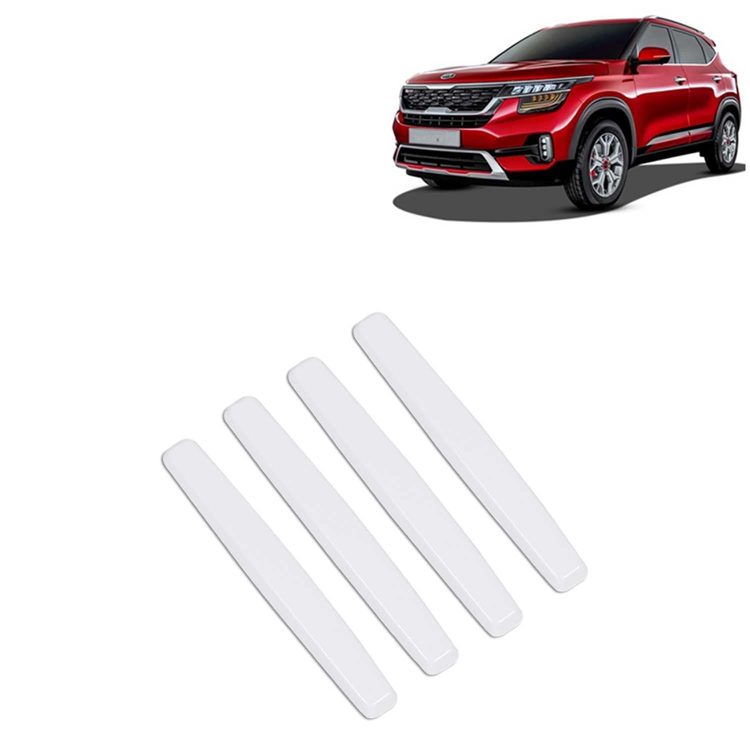 KINGSWAY® Car Door Edge Protection Guard Compatible with Kia Seltos, (Year 2019-2023), Car Safety Anti Dent Scratch Proo