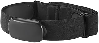 Bebykilemi Cinturón de monitor de frecuencia cardíaca de modo dual, con tecnología ANT+ BLE, correa ligera para el pecho, para entrenamiento deportivo, ciclismo, correr