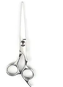 Tesoura Lisa de Cabelo Profissional de Barbeiro em Aço Inoxidável