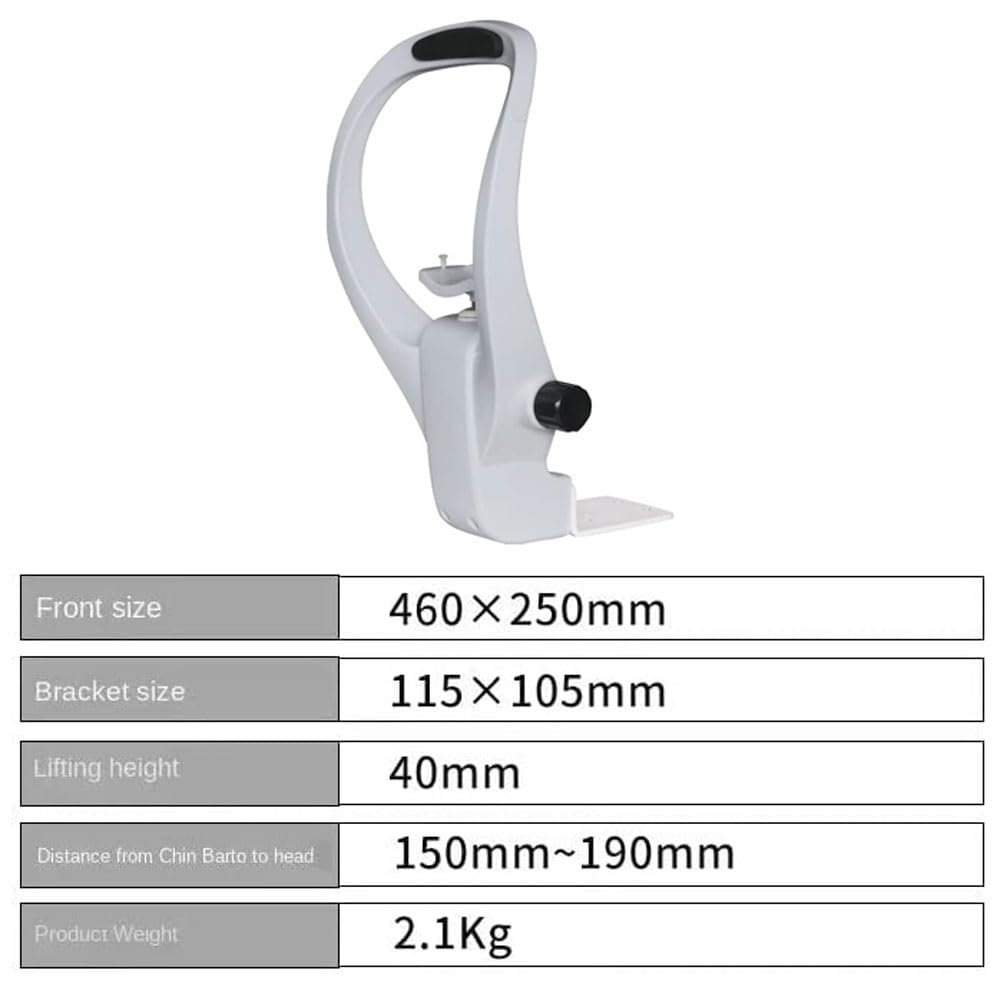 Akcesoria do sprzętu optometrycznego, zestaw wsporników podbródka do instrumentów optycznych, regulowane podparcie podbródka do podnoszenia 40 mm do automatycznego refraktometru, treningu wzroku