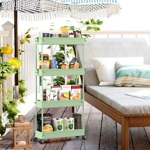 Maximize Your Space: The Ultimate Review of the SPACEKEEPER Slim Rolling Storage Cart