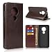 Produktbild Xingyue Aile Cover & Hüllen Für Nokia 7.2, Crazy Horse Texture realen echten Leder-Mappen-Kasten mit Kartensteckplätzen und Ständern-Funktion, Flip Folio Case Für Nokia 7.2 ( Farbe : Coffee )