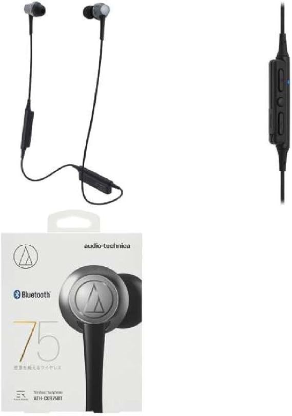 Amazon Co Jp Audio Technica Ath Ckr75bt Gm ガンメタリック Bluetoothイヤホン ワイヤレスイヤホン Audio Technica 家電 カメラ
