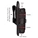 MinChen Tactical Flashlight Holster, 18650 Flashlight Pouch, Stretchy Nylon Pouch Handheld LED Flashlight Holster for Duty Belt Carry Case Holder with 360 Degree Rotatable Clip