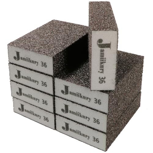 Jamiikury 8 Pcs Coarse Sanding Sponge Blocks