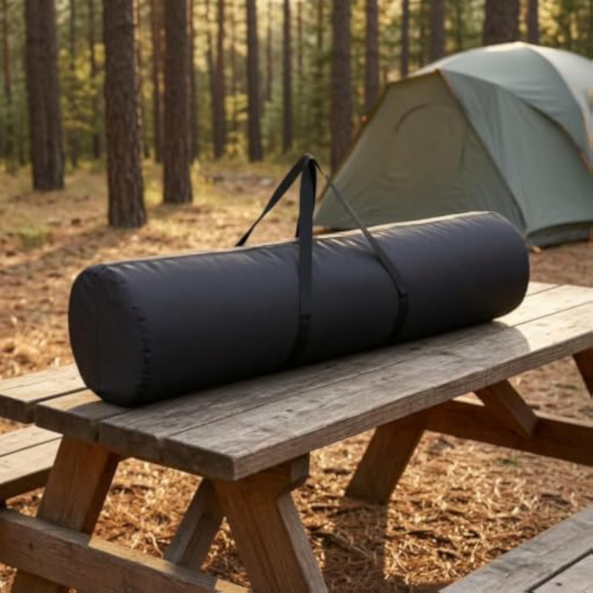Portable Waterproof Zippered Cylindrical Storage Bag, Heavy Duty