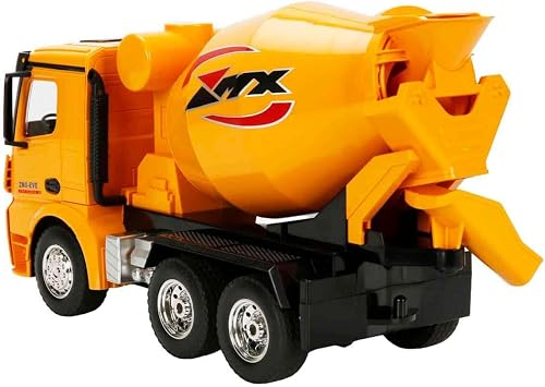 1:18 Sesli ve Işıklı USB Şarjlı Uzaktan Kumandalı Beton Mikseri 30 cm