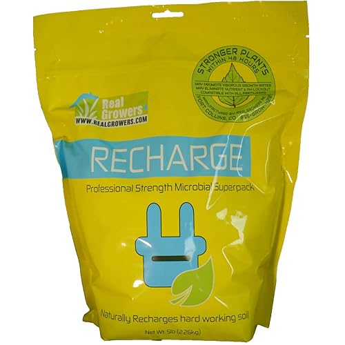 Real Growers Recharge - Mycorrhizae Instant Compost Tea/Soil Microbes for Plant Growth - 5 Pound Bag