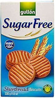 Gullon Cookie SF Shortbread Cookies, 11.63 Ounce, 330 Gram (2 Pack)