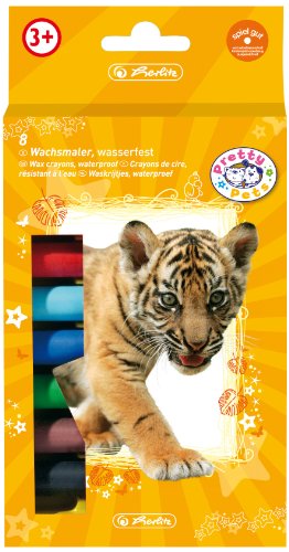 Preisvergleich Produktbild Herlitz 8647950 Wachsmaler 8er Pretty Pets V