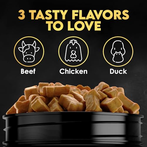 11-in-1 Weight Gain Food for Dogs - Appetite Stimulant with High Calorie & Protein - Premium Dog Muscle Builder for All Breeds - Healthy for Puppies - 150 Chews - Chicken - Image 7