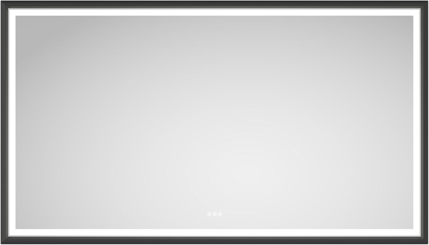 Bathroom led Mirror is Multi-Functional and Each Function is Controlled by a Smart Touch Button.