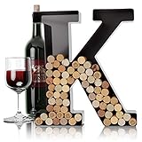 Wine Letter Cork Holder Art Wall Décor ~ Metal Letter Wine Cork Holder Monogram ~ Individual Wine...