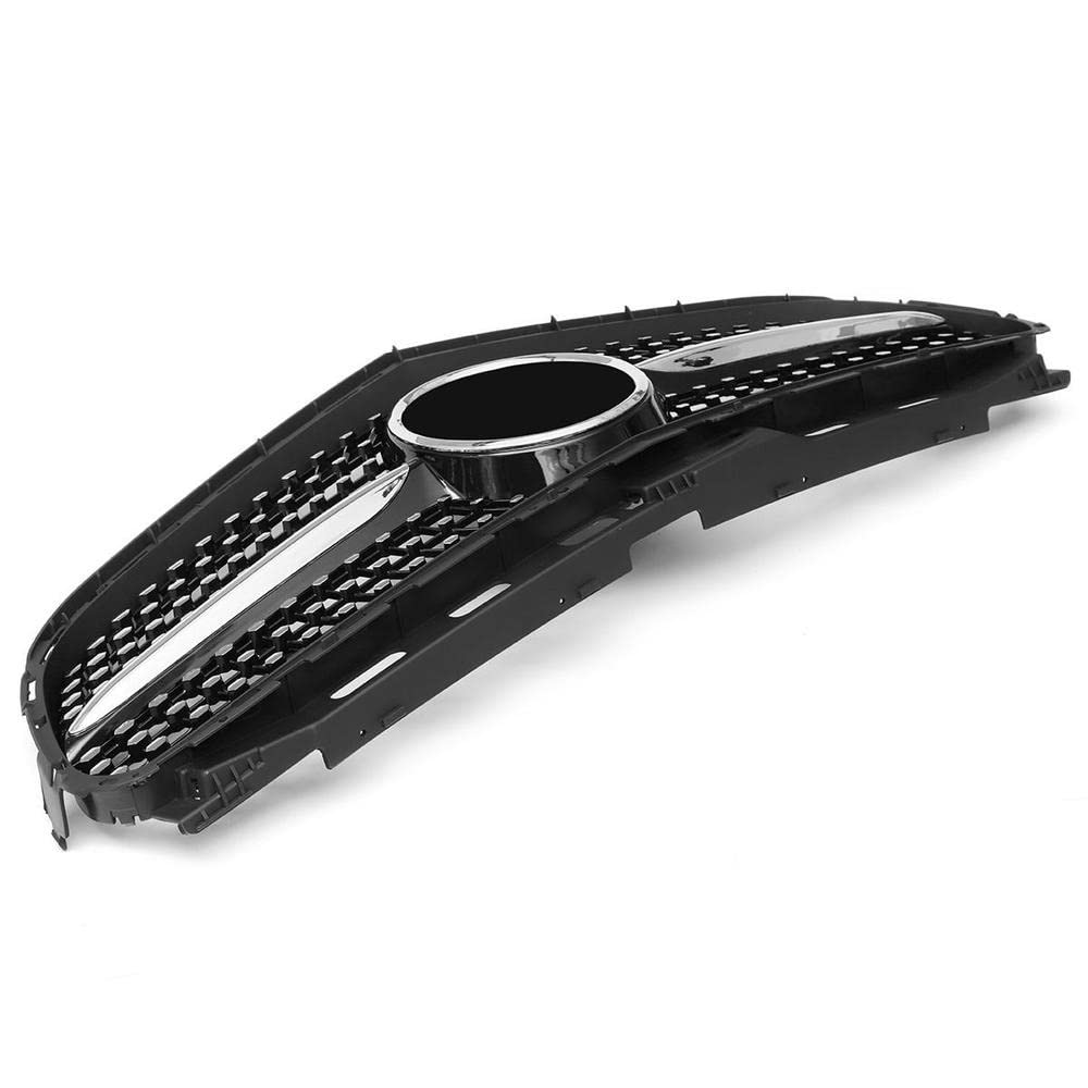 Grille De Calandre Avant Fibre De Carbone Pour Mercedes Classe E W212 (E250, E350) 2009-2013 - Noire - Carmotoring