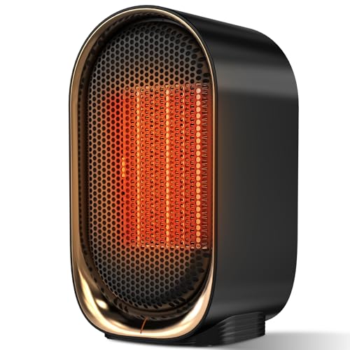 20% off - QQT Space Heater,Portable Mini Energy Efficient Space Heaters for Indoor Use,2-Speed Portable Heater...