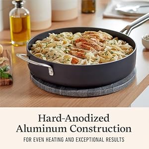 Calphalon® Hard-Anodized Nonstick 5-Qt. Sauté Pan with Lid Calphalon Hard Anodized Nonstick 5 Qt Saute Pan with Lid