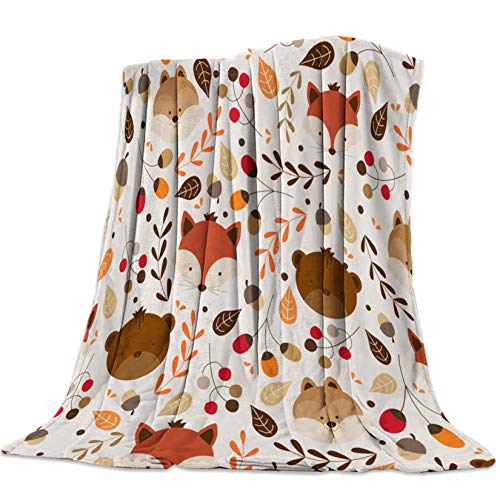 FGVBWE4R Manta de Franela de Hotel/sofá/Oficina/avión de Manta Linda de Mori Zone 3D para Camas, TV, 150x200cm Cover