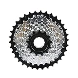 Rendimiento optimizado: Nuestro piñón libre de bicicleta con cassette de velocidad está diseñado para ofrecer cambios rápidos y la máxima transferencia de potencia, lo que te da una ventaja en cada salida y te permite mantener el impulso sin esfuerzo