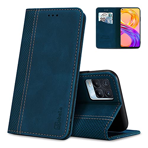 AKABEILA Custodia in pelle per Realme 8 Pro cover