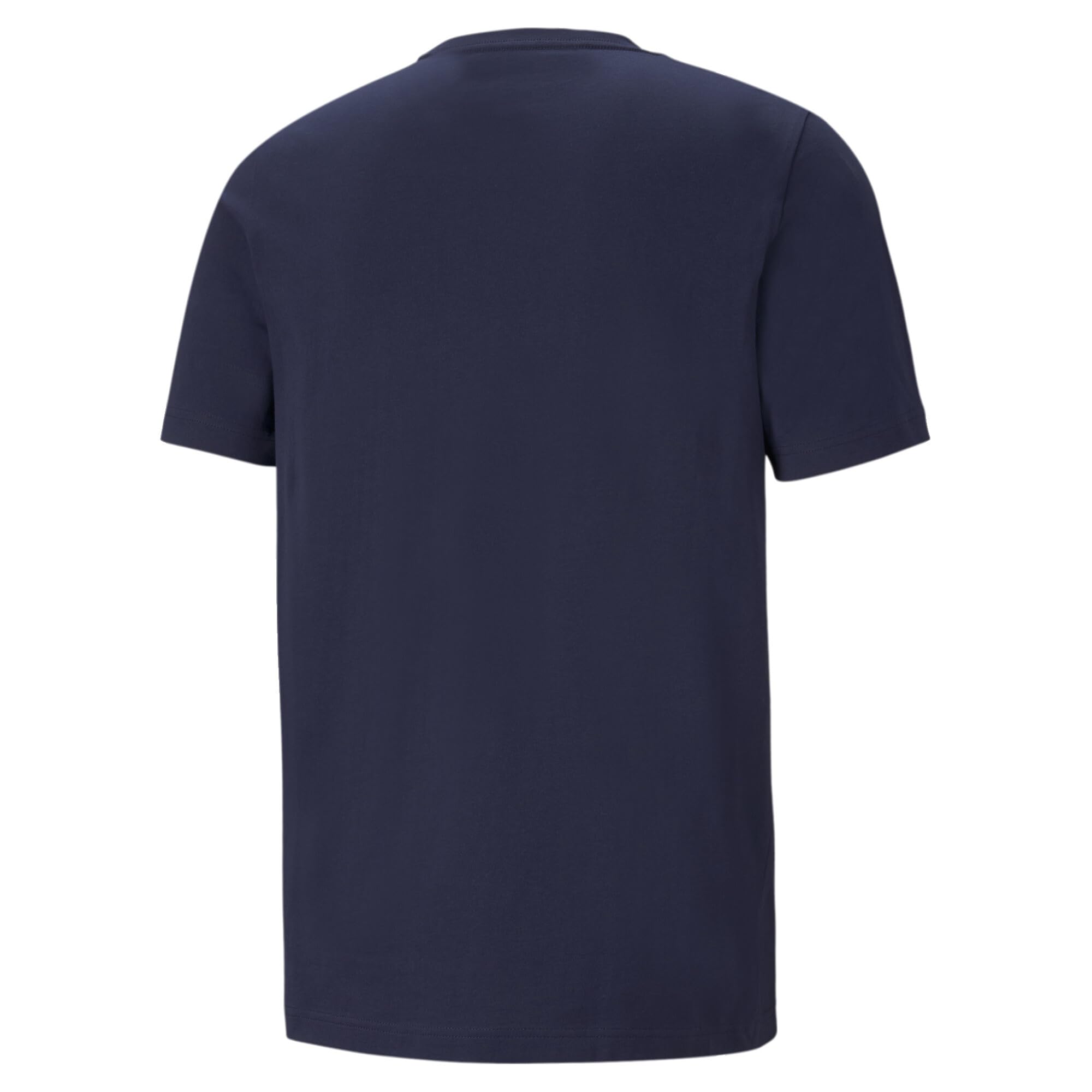 PUMA Essentials Logo T-Shirt (Available in Big & Tall) T-Shirt Uomo (Pacco da 1) M Blu - 3