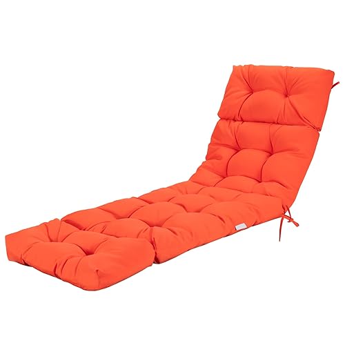 GRAFFY Patio Chaise Lounge Cushion, 72" x 22" x 4"