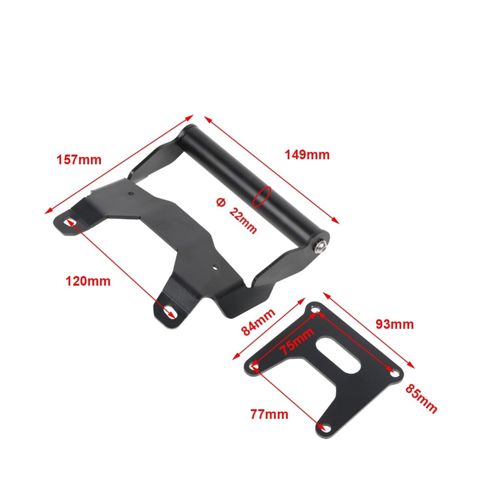 Téléphone GPS Support Navigation pour XADV750 2017 2018 2019 2020 Support De Téléphone Moto Kit Plaque Navigation GPS