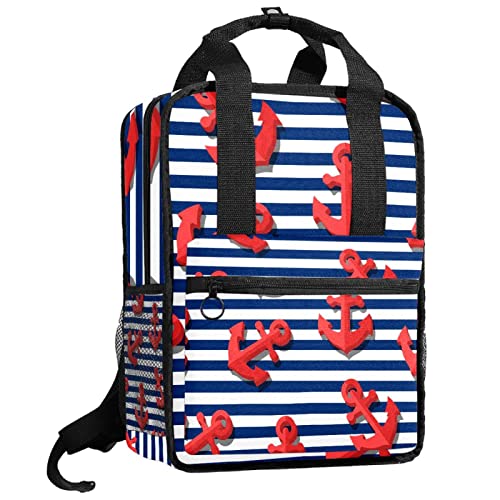 Sac à dos pour garçons à bretelles réglables imprimé papillons fleurs multicolore