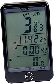 UKCOCO Cycle Computer Wireless Exercie Bikes Bike Monitor Bike Computer Mountain Bike Computer Bike Stopwatch Bike Computer Odometer Black Stopwatch Sports Digits Bike Computer