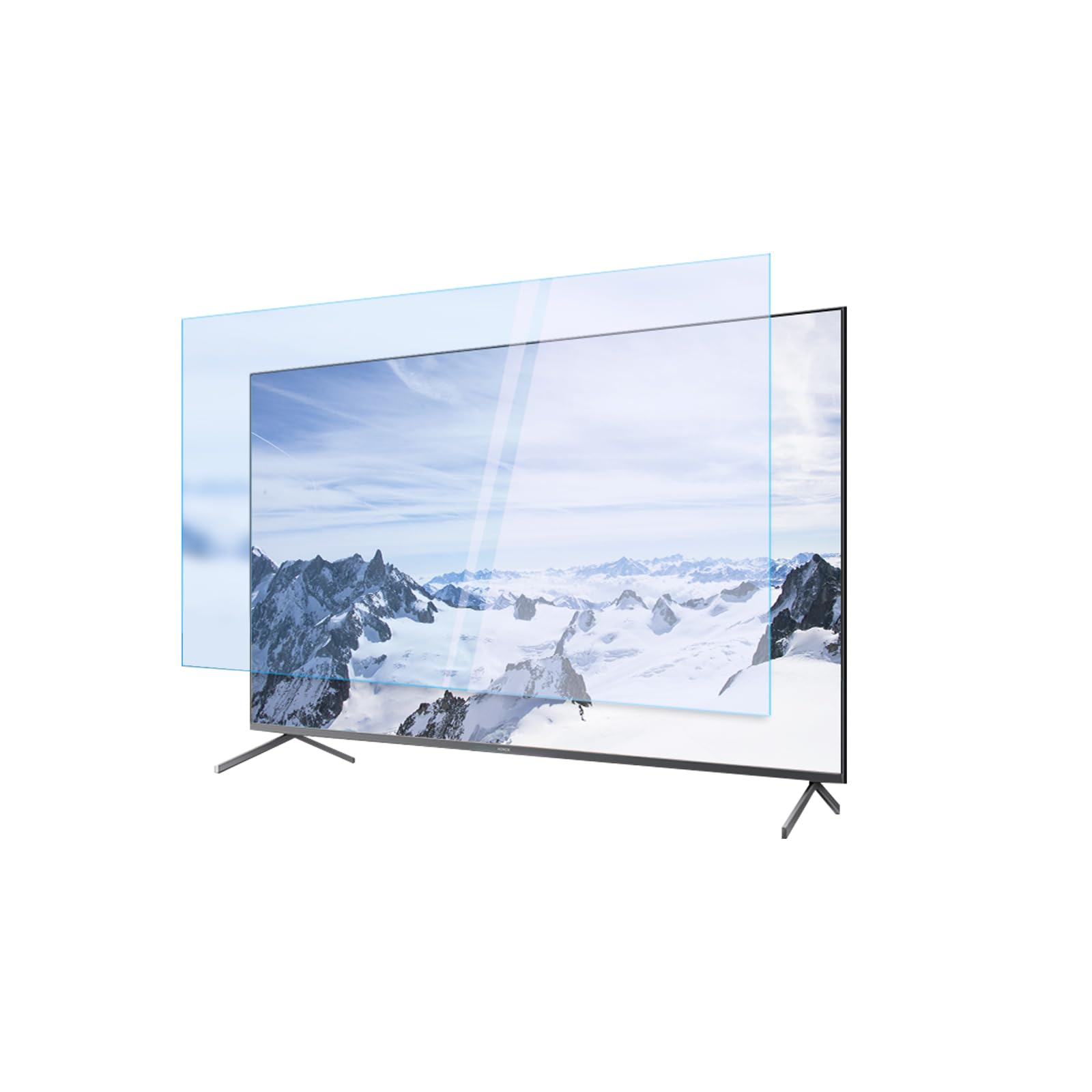 Filtre anti lumière bleue 55in (1211x682mm) - Film de protection d'intérieur contre les radiations