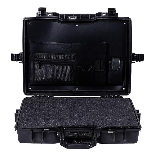Image of Peli 1495CC1 Impact Resistant Laptop Case, IP67 Watertight and Dustproof, 37L Capacity, Made in US, Black