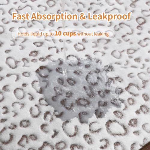 Image of Qeils Reusable Puppy Pads, 2 Pack Washable Pee Pads for Dogs, Waterproof Non Slip Wee Wee pad, Absorbent and Leakproof Training Mats for Potty, Crate, Playpen, Bed, Sofa, 16 inchx 30 inch