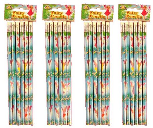 PLAY WRITE Pack de 6 lápices de Hada de Playwrite.