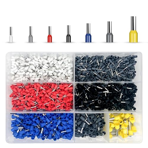 Embouts isolés pour câbles : coffret de 2000 pièces assorties de 0.5 à 10 mm²