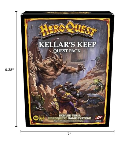 Hasbro Gaming Avalon Hill HeroQuest Kellar's Keep Expansion miniatura 7