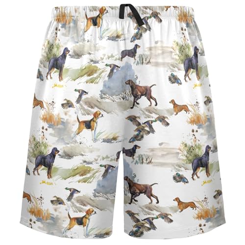 visesunny Men’s Pajama Shorts Soft Breath Sleep Shorts Summer Comfy Lounge Pajama Bottoms with Pockets S-XXL