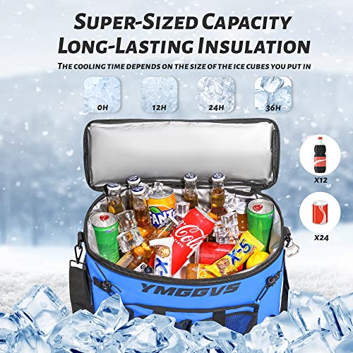Ymggvs Kayak Cooler,Kayak Cooler Behind Seat,Kayak Accessories Cooler Bag,Waterproof Ice Cooler For Kayaking, Fishing,Camping, Beach,With Bottle Opener(Blue #TOP1