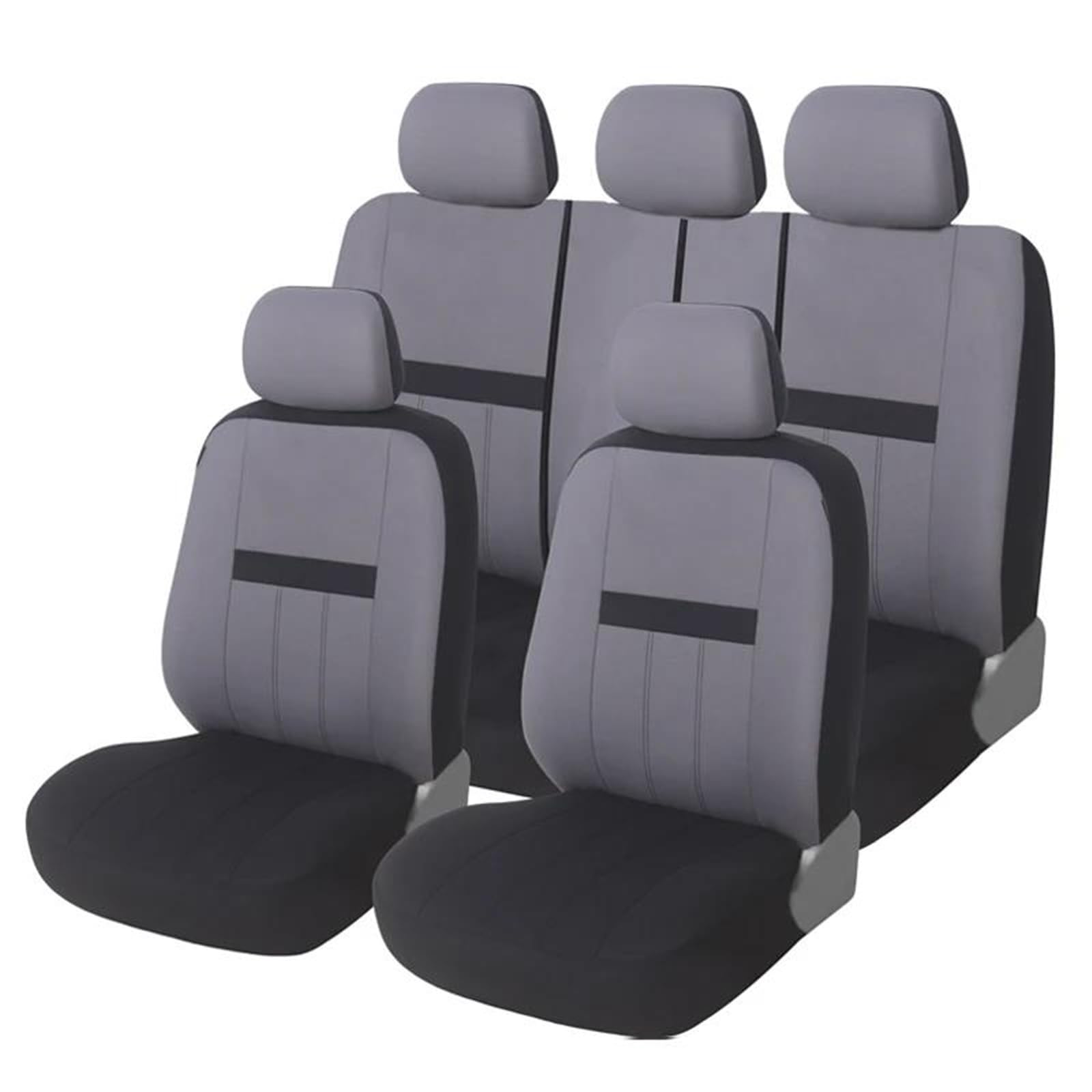 Universal 5-Seat Car Seat Covers For Toyota - Full Set Polyester Front & Rear, Airbag Safe, Easy Install 4 thumbnail image