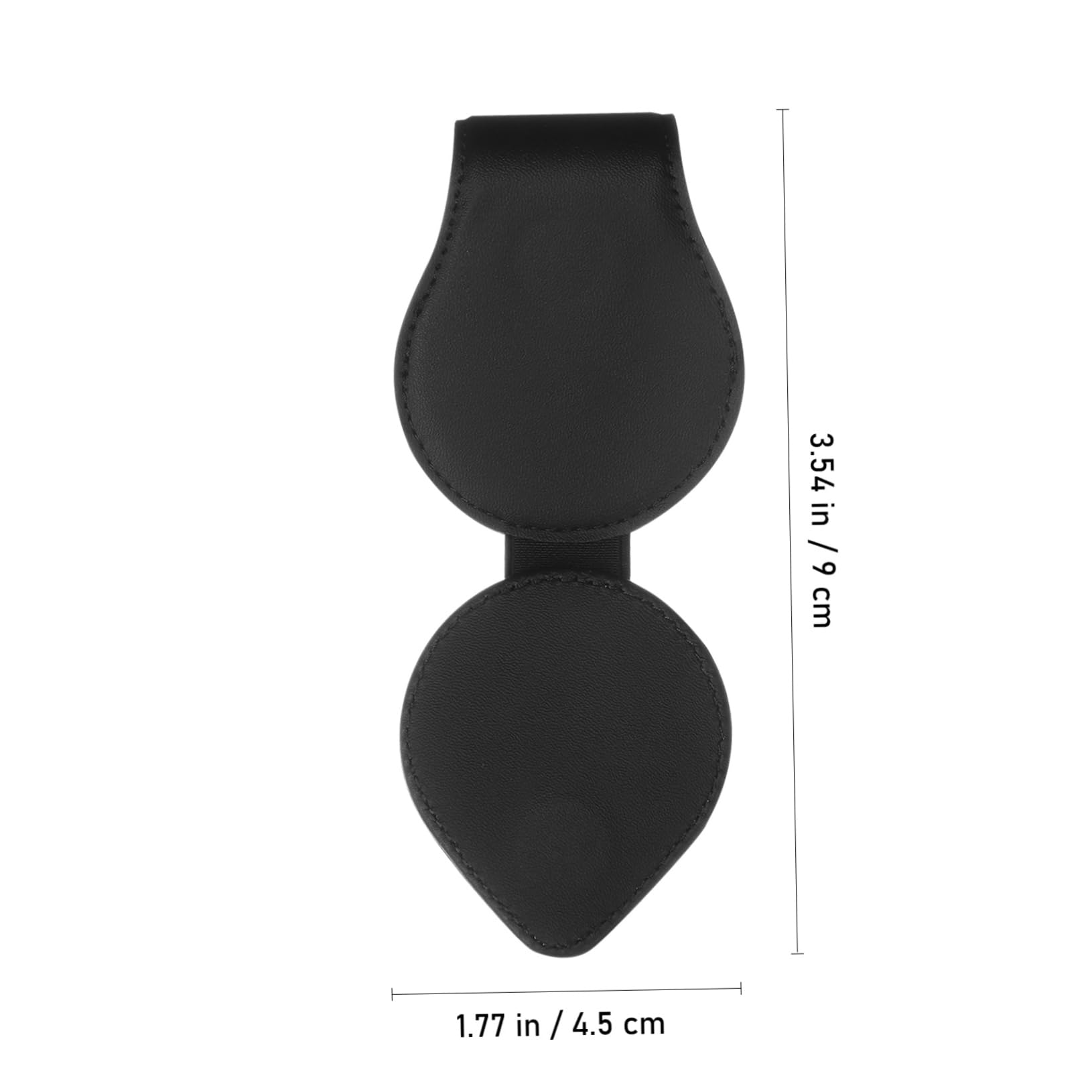 SOLUSTRE 6stücke Magnetischer Brillenhalter Aus Pu-Leder Für Auto Sonnenbrillen Und Kartenclip Für Sonnenblende Für Eyewear Und Tickets