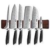 HOSHANHO-7-Pieces-Knife-Set-with-Magnetic-Knife-Holder-Ultra-Sharp-Powder-Steel-Kitchen-Knives-Set-Professional-Chef-Knife-Sets-with-Ergonomic-Pakkawood-Handle HOSHANHO 7 Pieces Knife Set with Magnetic Knife Holder, Ultra Sharp Powder Steel Kitchen Knives Set, Professional Chef Knife Sets with Ergonomic Pakkawood Handle